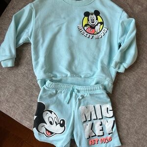 Zara Kids' Disney Mickey Mouse Jeans & Sweatshirts